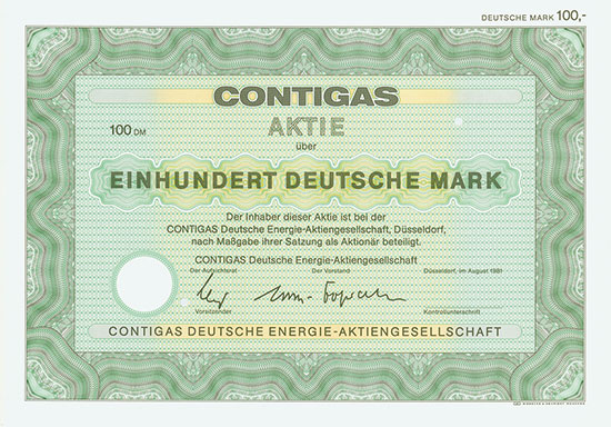 Contigas Deutsche Energie-AG