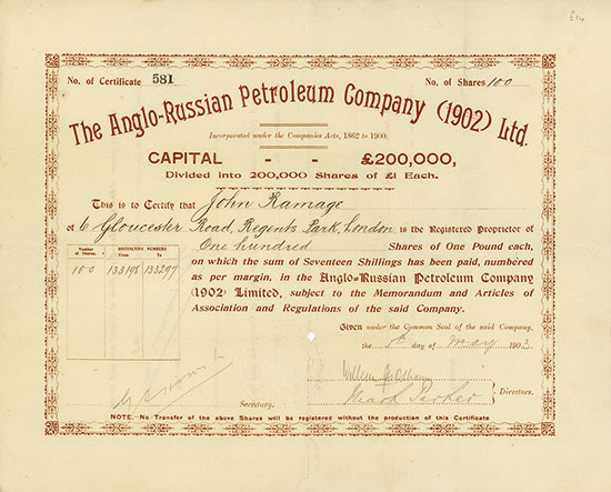 Anglo-Russian Petroleum Company (1902) Ltd.