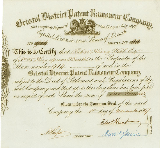 Bristol District Patent Ramoneur Company