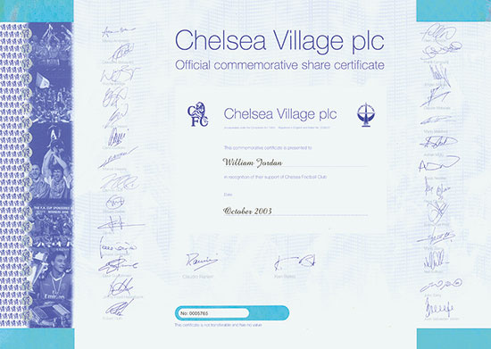 Chelsea Village plc