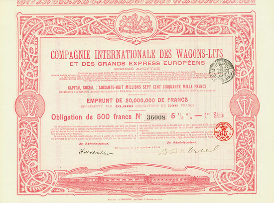 Compagnie Internationale des Wagons-Lits et des Grands Express Européens Société Anonyme