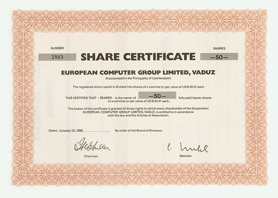 European Computer Group Limited