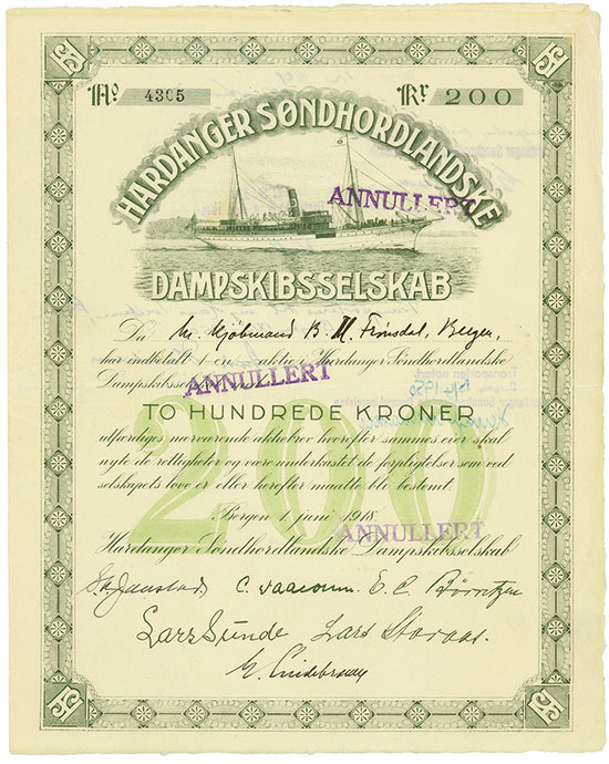 Hardanger Söndhordlandske Dampskibsselskab