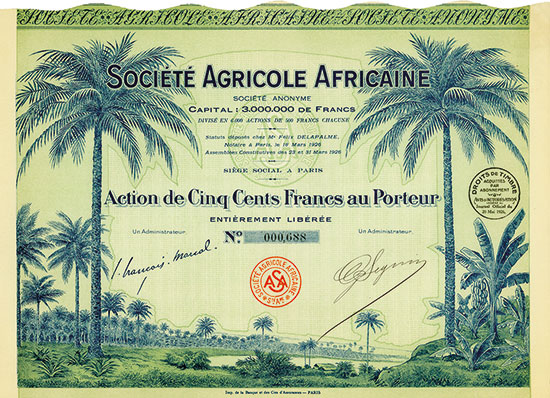 Societe Agricole Africaine Société Anonyme