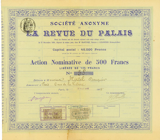 Société Anonyme de la Revue du Palais