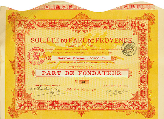 Société du Parc de Provence Société Anonyme