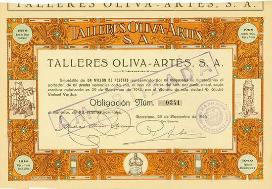 Talleres Oliva-Artés, S. A.