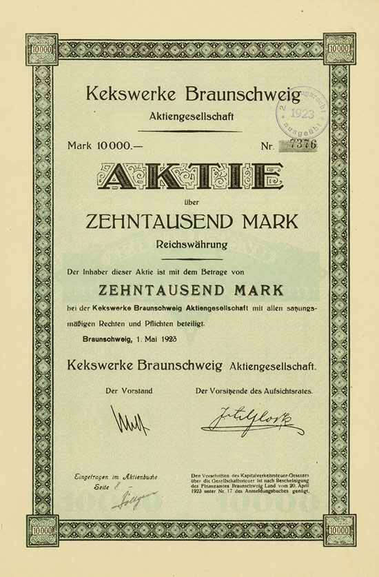 Kekswerke Braunschweig AG