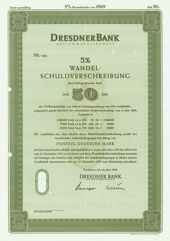 Dresdner Bank AG [2 Stück]