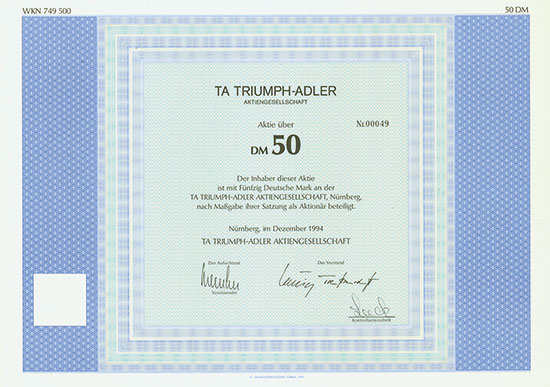 TA Triumph-Adler AG