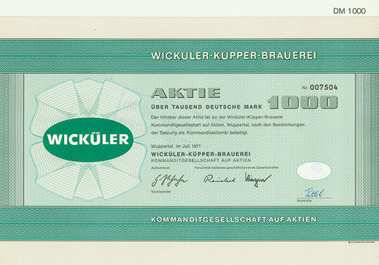 Wicküler-Küpper-Brauerei KGaA
