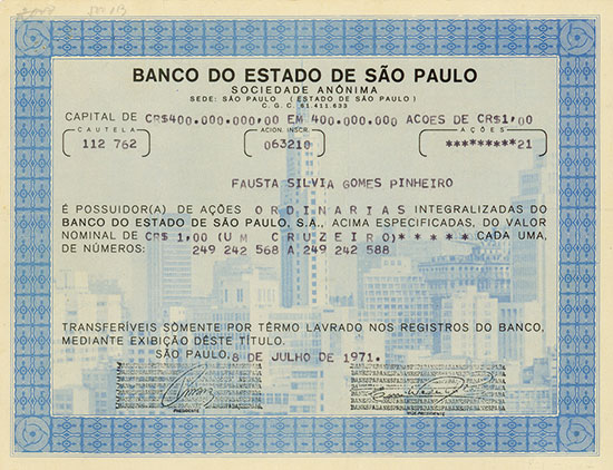 Banco do Estado de São Paulo Sociedade Anónima