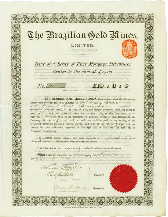 Brazilian Gold Mines, Limited