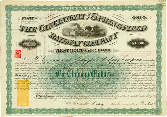 Cincinnati & Springfield Railway Company