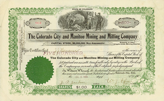 Colorado City and Manitou Mining and Milling Company