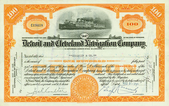 Detroit and Cleveland Navigation Company