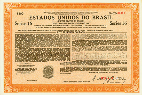 Estados Unidos do Brasil (United States of Brazil)