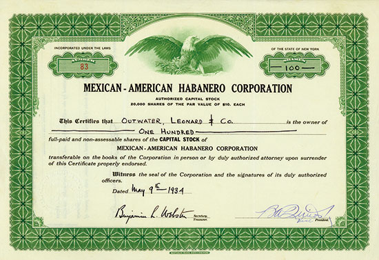 Mexican-American Habanero Corporation