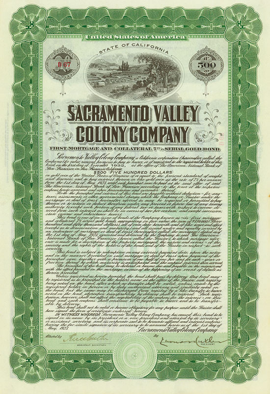 Sacramento Valley Colony Company