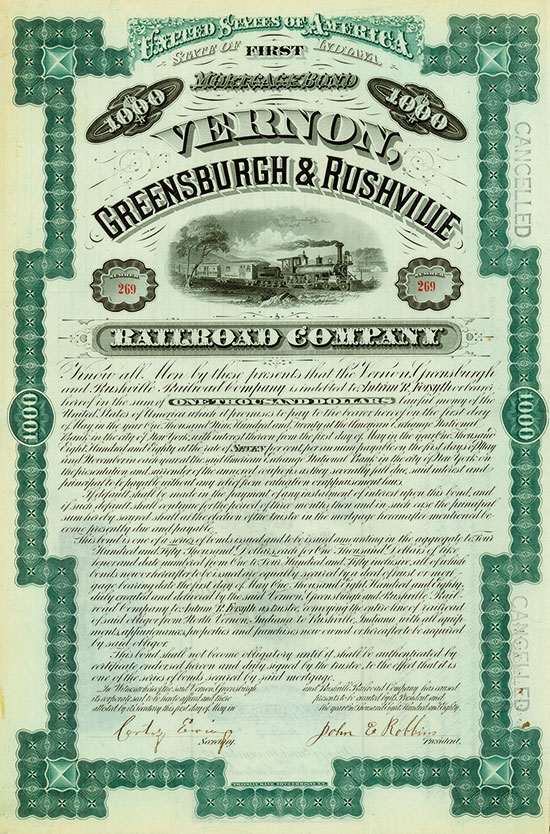 Vernon, Greensburgh & Rushville Railroad Company