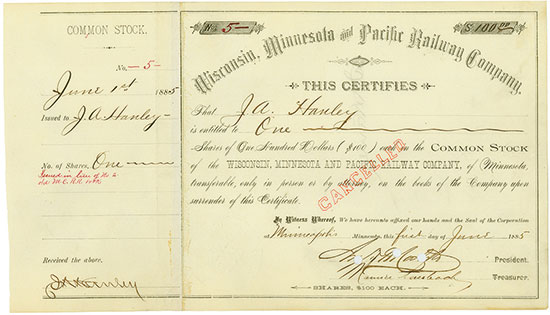 Wisconsin, Minnesota and Pacific Railway Company