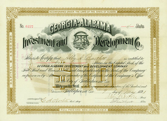 Georgia-Alabama Investment and Development Co. 
