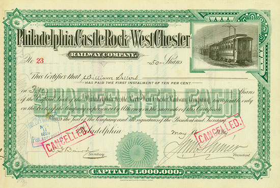 Philadelphia, Castle Rock and West Chester Railway Company