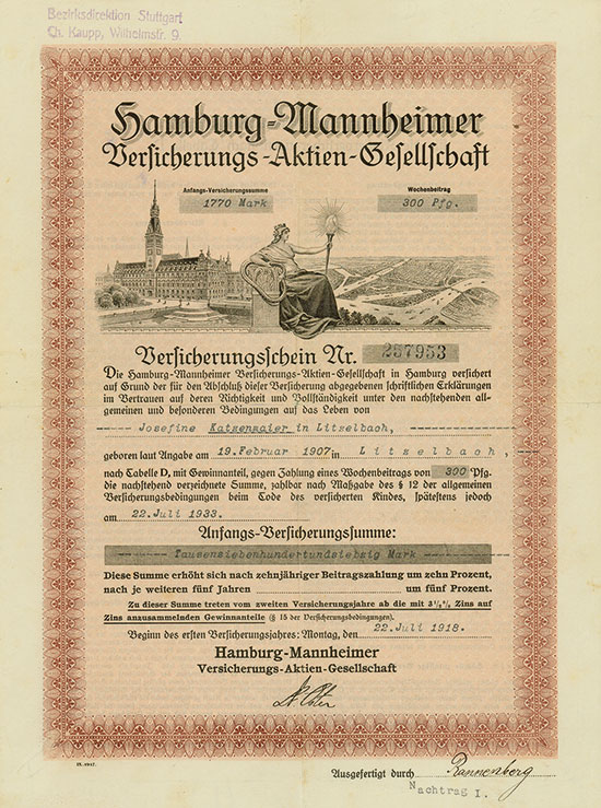 Hamburg-Mannheimer Versicherungs-AG