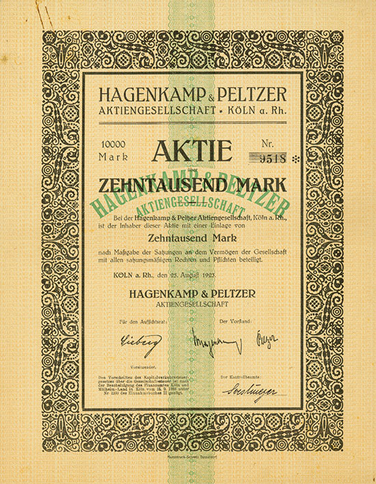 Hagenkamp & Peltzer AG