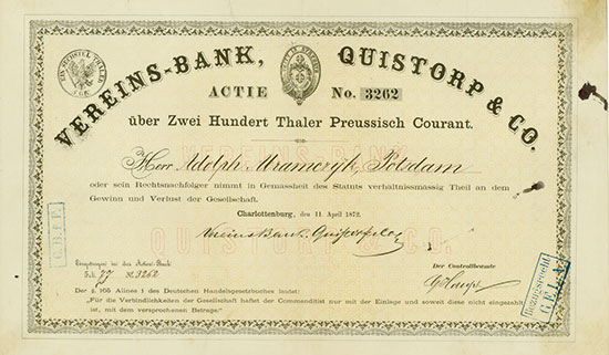 Vereins-Bank Quistorp & Co.
