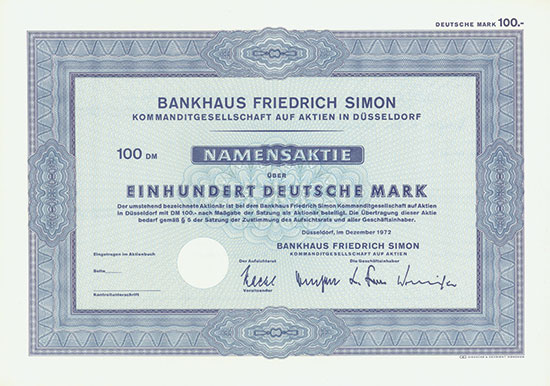 Bankhaus Friedrich Simon KGaA