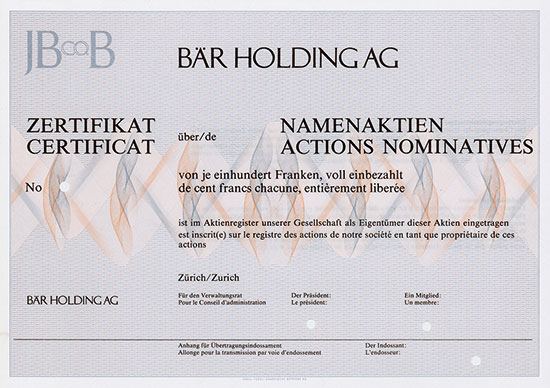 Bär Holding AG