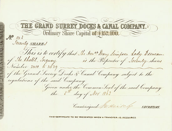Grand Surrey Docks & Canal Company