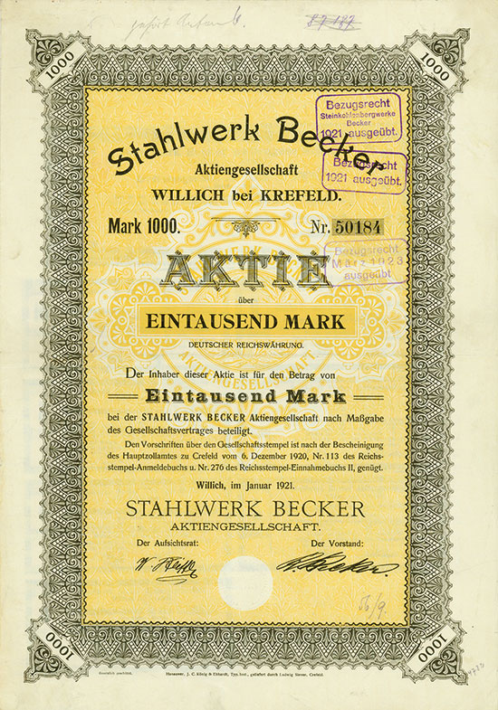 Stahlwerk Becker AG