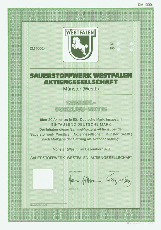 Sauerstoffwerk Westfalen AG