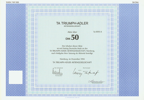 TA Triumph-Adler AG