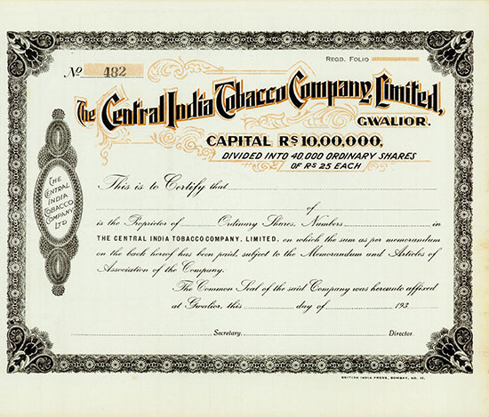 Central India Tobacco Company, Limited