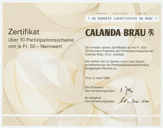 Calanda Bräu