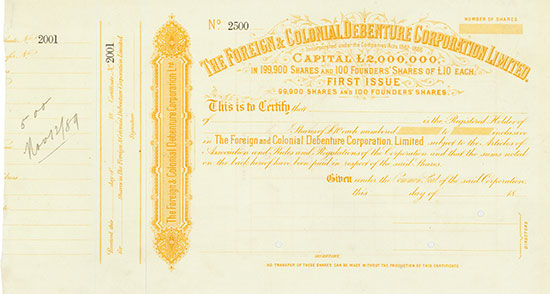 Foreign & Colonial Debenture Corporation Limited