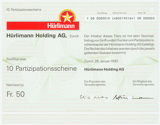 Hürlimann Holding AG