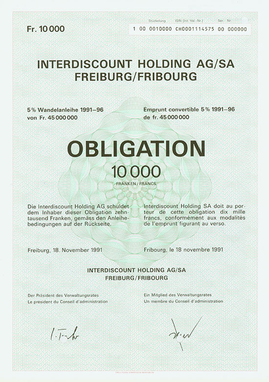 Interdiscount-Holding SA/AG