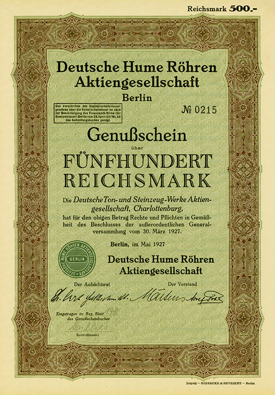 Deutsche Hume Röhren AG