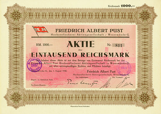 Friedrich Albert Pust Hochseefischerei AG