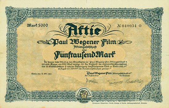 Paul Wegener Film AG