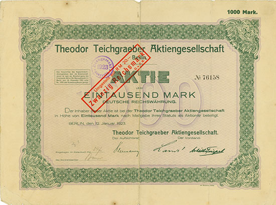 Theodor Teichgraeber AG [2 Stück]