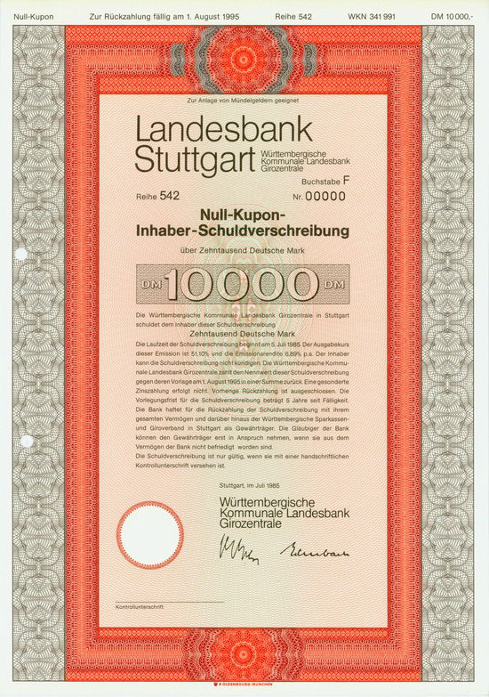 Landesbank Stuttgart - Württembergische Kommunale Landesbank Girozentrale