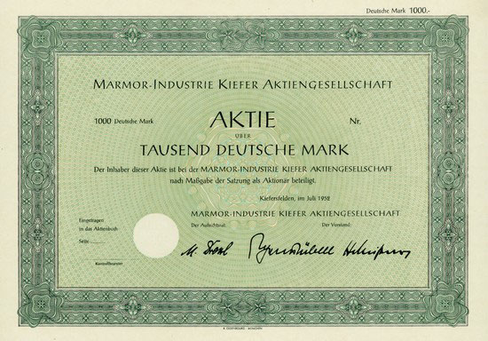 Marmor-Industrie Kiefer AG