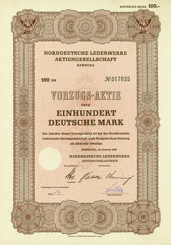 Norddeutsche Lederwerke AG
