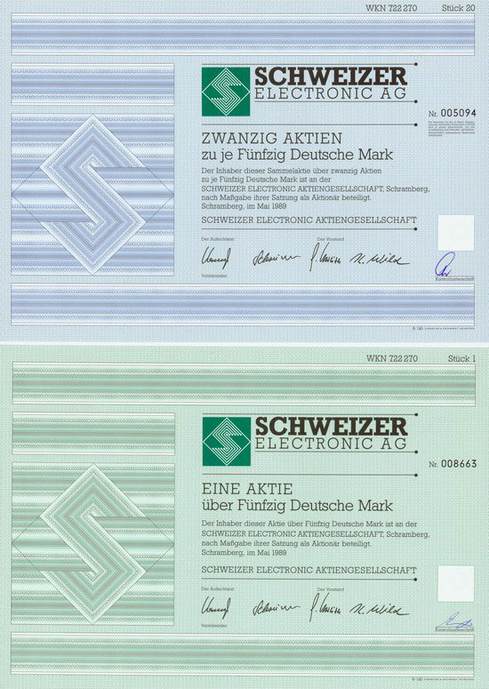 Schweizer Electronic AG [2 Stück]