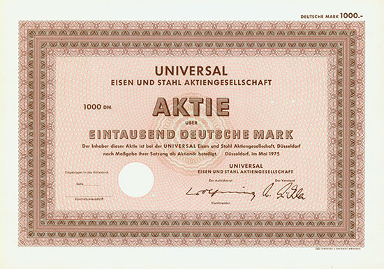 Universal Eisen und Stahl AG